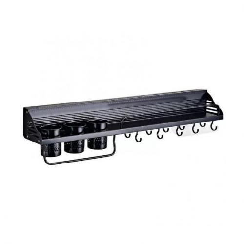 Support de rangement de cuisine en aluminium multifonctionnel