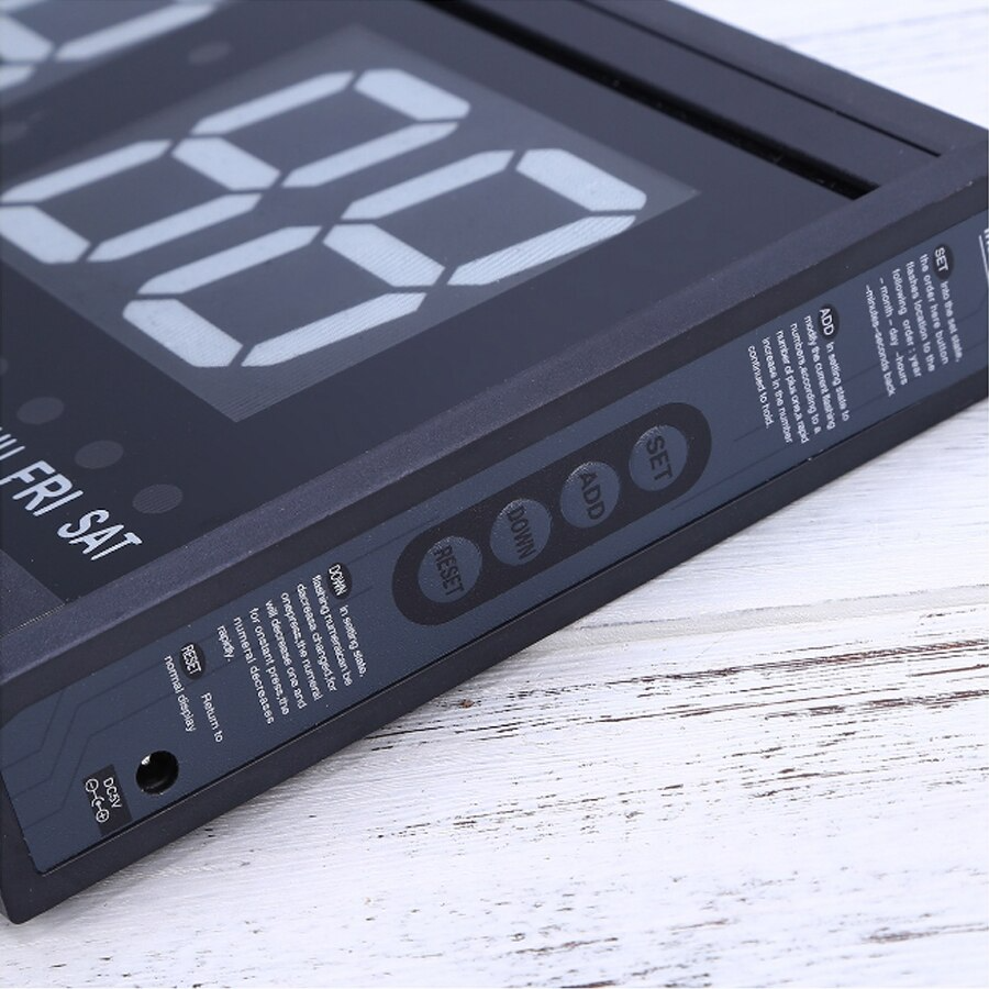 horloge calendrier LED