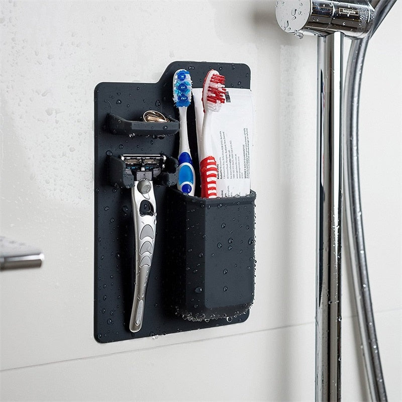 Ensemble de rangement et organisateur de salle de bain facile